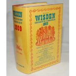 Wisden Cricketers' Almanack 1969. Original hardback with dustwrapper. Minor marks to dustwrapper