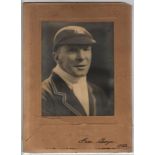 George Gunn. Nottinghamshire & England 1902-1932. Original mono studio portrait photograph of