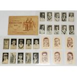 Cigarette and trade cards 1926-1990s. Seven complete sets of unmounted cards. D.C. Thompson 'The