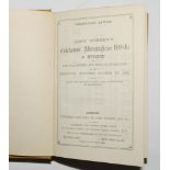 Wisden Cricketers' Almanack 1884. 21st edition. Bound in yellow/ brown boards, lacking original