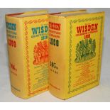 Wisden Cricketers' Almanack 1968 and 1969. Original hardbacks with dustwrapper. Minor wear and