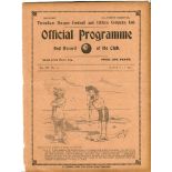 Tottenham Hotspur v Liverpool and v Swindon. English League Division 1 and South Eastern League.