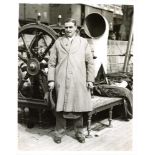 Walter Reginald Hammond. Gloucestershire & England 1920-1951. Mono press photograph of Wally Hammond