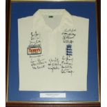 England tour of Zimbabwe & New Zealand 1996-1997. England white Test shirt with England emblem