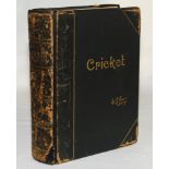 'Cricket'. W.G. Grace. Bristol 1891. Leather bound limited edition, top edge gilt, other edges
