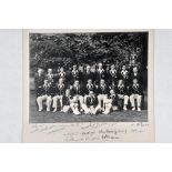 Australia tour of England 1934. Mono official photograph of the Australian team who toured England