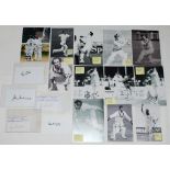 Worcestershire C.C.C. 1950s-2000s. A selection of modern signed Worcestershire scorecards,