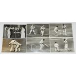 Australia tour to England 1956. Six original mono press photographs from the 1956 tour. Images are