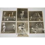 England v West Indies. First Test, Old Trafford, 12th-17th June 1969. Six original mono press