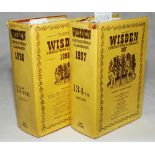 Wisden Cricketers' Almanack 1997 and 1998. Original hardbacks with original dustwrappers. The 1997