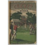 'Cricket, and How to Play It'. John Wisden. Champion Handbooks series, Henry Lee, London c.1868.