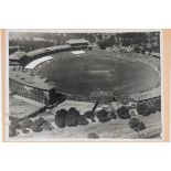M.C.C. tour of Australia 1924/1925. Large and impressive mono aerial photograph of the Melbourne