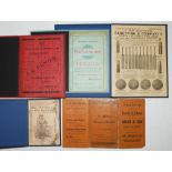 Cricket and sporting equipment catalogues and price lists 1880s-1900s. Five original catalogues. '