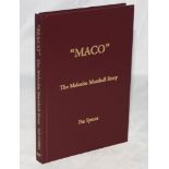 'Maco. The Malcolm Marshall Story'. Pat Symes. Manchester 2000. Limited edition number 59 of 100