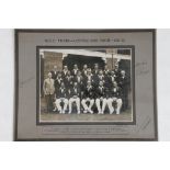 'Bodyline'. 'M.C.C. Team- Australian Tour- 1932-33'. Official mono photograph of the M.C.C.