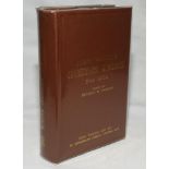 Wisden Cricketers' Almanack 1901. Willows hardback reprint (1996) in dark brown hardback covers with