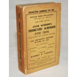 Wisden Cricketers' Almanack 1904. 41st edition. Original paper wrappers. Minor wear and darkening to