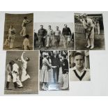 England v Australia 1953. 'Coronation Tour'. Six original mono press photographs from the 1953 Ashes