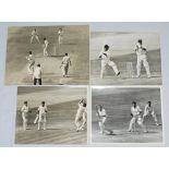 England v India 1967. Four original mono press photographs of action from the 1967 Test series.