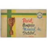 Brazil 'World Champions' 1958. 'Brasil Campeao Mundial de Futebol 1958'. Original 1958 sticker album