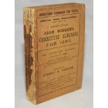 Wisden Cricketers' Almanack 1893. 30th edition. Original paper wrappers. Some minor wear and age