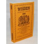 Wisden Cricketers' Almanack 1942. Willows reprint (1999) in softback covers. Limited edition 667/