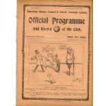 Tottenham Hotspur v Norwich City and v Southampton. Season 1914-1915. South Eastern League. Joint