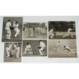 Australia tour to England 1938. Six original mono press photographs from the 1938 tour including Don