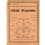 Tottenham Hotspur v Queens Park Rangers and v West Ham United. London League. Season 1914-1915.