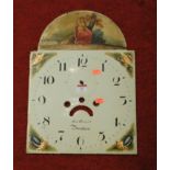 Sam Draycott of Burnham - a painted 12" longcase clock dial only