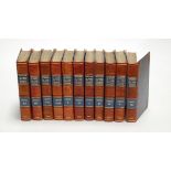 Gibbon, E. Decline and Fall of the Roman Empire 1827, 11 volumes, half brown calf