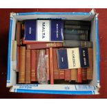 A box of Baedeker Travel Guides including Greece 1889