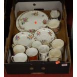 A collection of cermaics, to include a Royal Worcester part dinner service