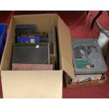 Two boxes of assorted volumes to include The Connoisseur Magazine