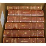 Otto, Sjogren. Allman Varldshistoria, five volumes, half bound in tan leather, together with Zweiter