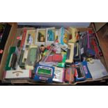 One tray containing a quantity of mixed vintage and modern release diecast, to include Matchbox,