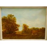 Assorted pictures and prints, to include after George Morland mezzotint