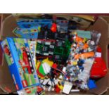 One box containing a quantity of mixed boxed and loose Lego, to include various instruction