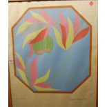 Natasha Florian - Art Deco, screenprint in colours, signed, dated 1983, titled and numbered 4/10