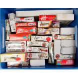 28 various plastic and resin mixed scale aircraft kits, all appear as issued to include Matchbox,