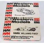 A Western Models 1/24 scale white metal F1 racing car kit group to include No. WF4 Maserati 250F and