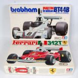 A Tamiya 1/12 scale F1 Classic car kit group, examples to include BS1218 Brabham Martini BT44B