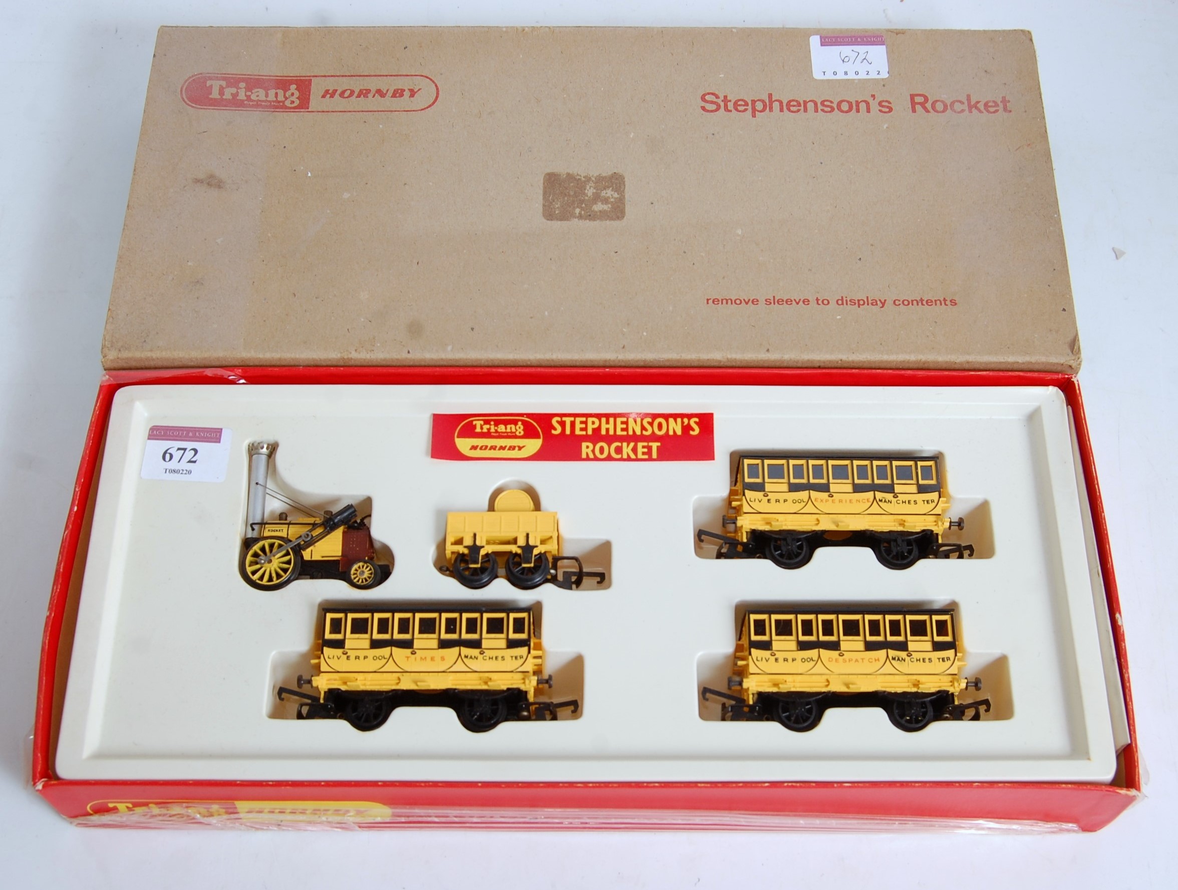 Wagon Voyageur Tri-ang HO N°621 – Train Stephenson's Rocket, RARE