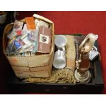 A collection of miscellaneous items, to include matchboxes, Queen's Silver Jubilee mugs, Wedgwood