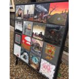 Bury St Edmunds WWI Centenary Art Trail panel pictures, two 4ft² display boards featuring 32