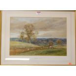 W Ramsey - Dorking, Surrey, watercolour with body colour, signed lower right, 29x42cm