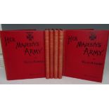 RICHARDS, Walter. Her Majesty’s Army. J.S. Virtue, London, nd [c1888]. 4 vols plus 2 supplementary