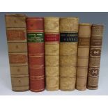 Collection of volumes of selected or complete works of various authors, in 19 th and 20 th century