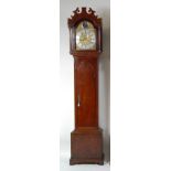 John Ives of Banham Markett (Burnham Market) - an early 19th century oak longcase clock, the 12"