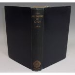 LEWIS, C.S. The Allegory of Love. Clarendon Press, London, 1936 1 st edition. The first important
